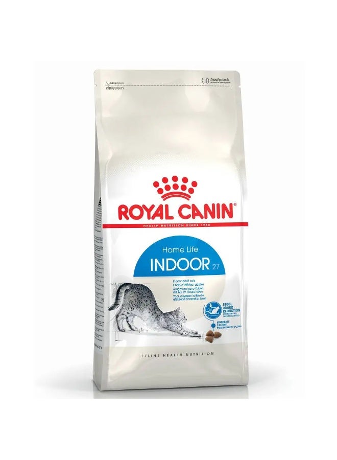 Royal Canin Feline Health Nutrition Indoor Long Hair Indoor Dry Cat Food Bag 2kg - Image 1