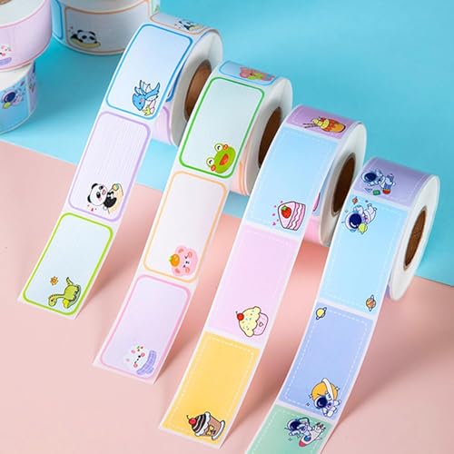 Zytiqt 280 Pieces Stickers for Books Cover Name, Waterproof Name Labels for Kids School, Labels for Kids School Supplies, Waterproof Stickers for Bottles, Kitchen Stickers for Jars - Image 3