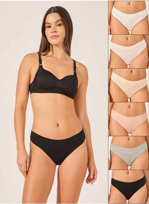 6 PK RIB BIKINI