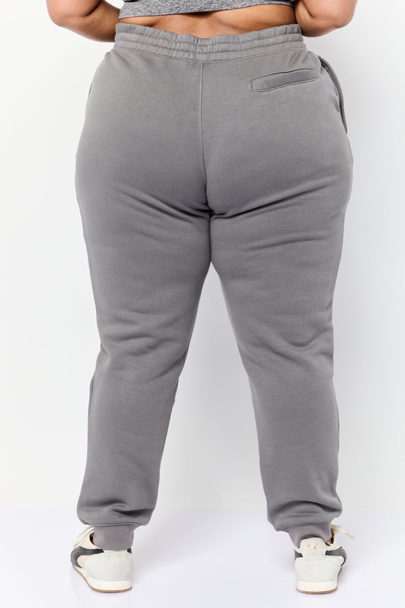 Columbia سروال رياضي نسائي مناسب بشعار العلامة التجارية في الهواء الطلق، رمادي داكن - Image 3