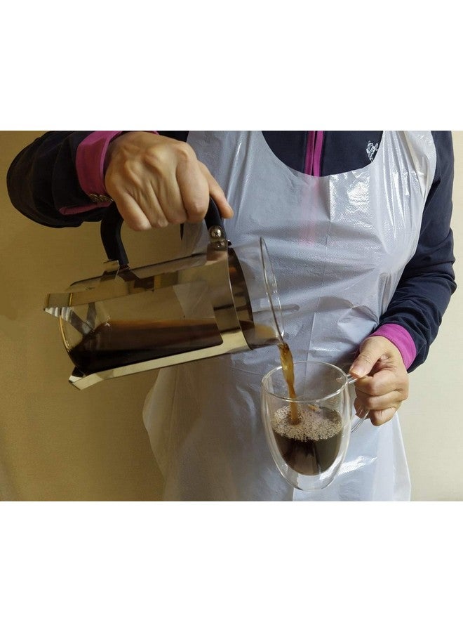Gmark Poly Apron Individual Wrapped, Disposable PE Waterproof, Food, Cooking 100pcs GM0002 - Image 4