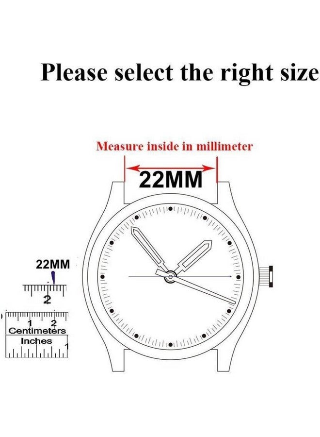 اي اي كيه كوليكشن حزام سيليكون مقاس 22 مم من مجموعة IIK للساعات الذكية | مجموعة كومبو من الأشرطة متوافقة مع Noise وFireboltt وBoat Xtend وPebble وBoat وBoat Flash وNoise Color fit وUltra Smart Watch وجميع الساعات - Image 4