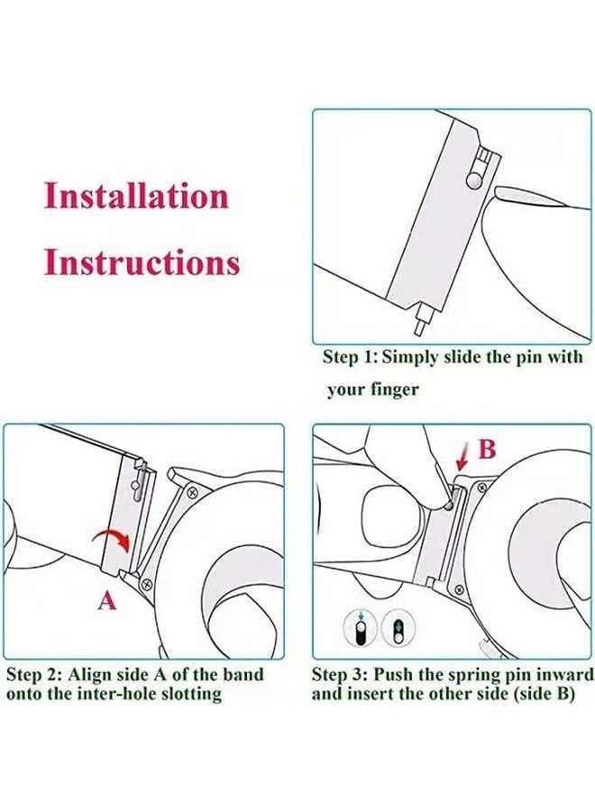 اي اي كيه كوليكشن حزام سيليكون مقاس 22 مم من مجموعة IIK للساعات الذكية | مجموعة كومبو من الأشرطة متوافقة مع Noise وFireboltt وBoat Xtend وPebble وBoat وBoat Flash وNoise Color fit وUltra Smart Watch وجميع الساعات - Image 5