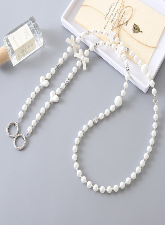 Mobile phone chain, versatile card holder, pendant, unique and personalized keychain, anti-loss clip - Image 1