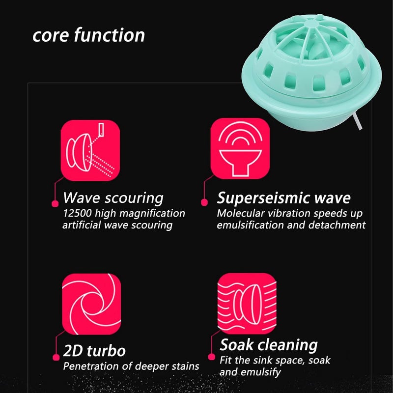 woobles Dishwasher, Mini Portable Single Dish Automatic Washer USB\u2011Powered with Suction Cup for Kitchen for Restaurant(green) - Image 2