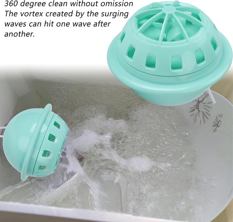 woobles Dishwasher, Mini Portable Single Dish Automatic Washer USB\u2011Powered with Suction Cup for Kitchen for Restaurant(green) - Image 3