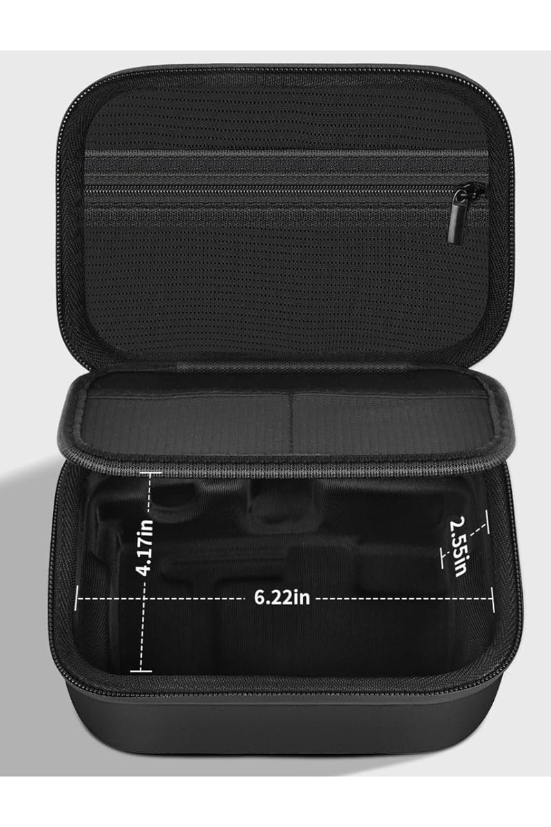 حقيبة سفر سوداء مخصصة لكاميرا فوجي فيلم X100VI، غلاف EVA فاخر مع فاصل واقٍ.