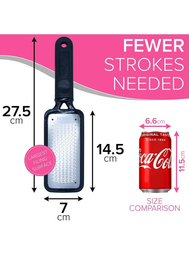 NYK1 Pedicure Rasp for Dry Hard Skin - EFFECTIVE Foot File GENUINE MEGAFILE Heel Care Callus Remover Dry Dead Skin Egg Corn Sander Scrubber Pumice Stone Alternative Ped Pedi Grater Files Add on Item - Image 5