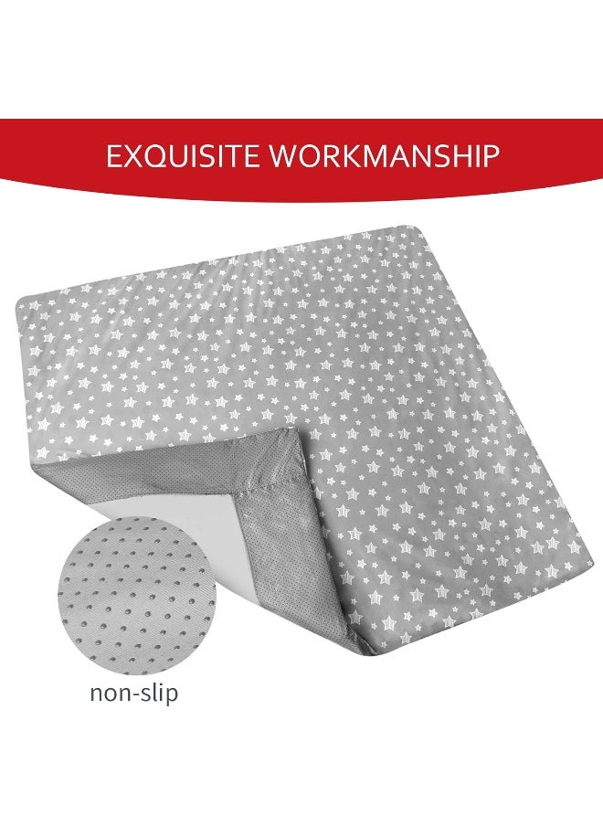 Moonsea Moonsea Baby Playpen Mat Cover Fit for 50" X 50" Baby Playpen Mat, Non Slip Waterproof Playpen Mat Protector  - Image 3