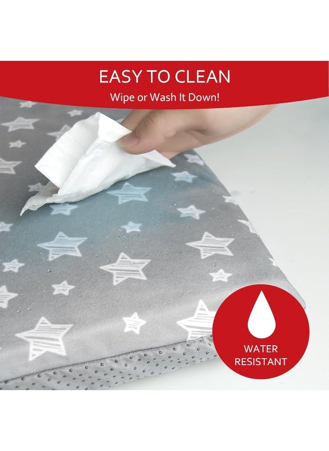 Moonsea Moonsea Baby Playpen Mat Cover Fit for 50" X 50" Baby Playpen Mat, Non Slip Waterproof Playpen Mat Protector  - Image 4