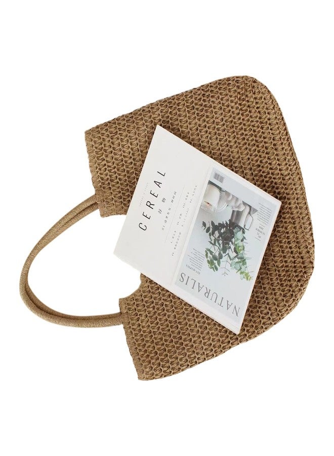 Youjaree Straw Beach Bags for Women Large Beach Tote Bag Woven Shoulder Handbag Purse for Summer (Khaki) - Image 5