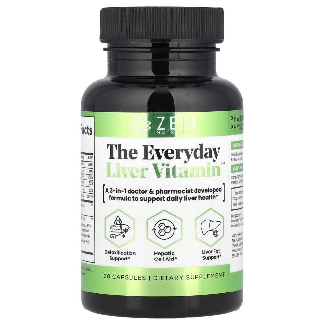 Zen Nutrients The Everyday Liver Vitamin™ 60 Capsules - Image 1