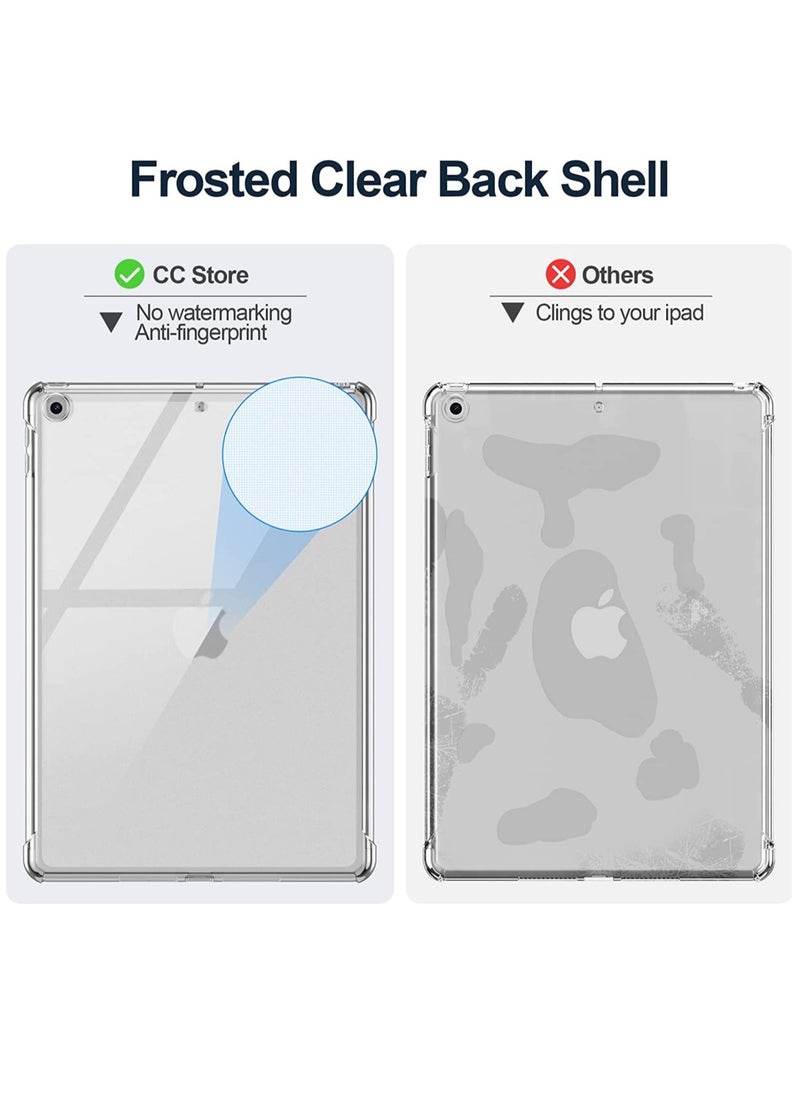 Case for iPad 9th/8th/7th Generation iPad 10.2 Case 2021&2020&2019, Transparent Clear Shockproof TPU Protective Case (Clear)