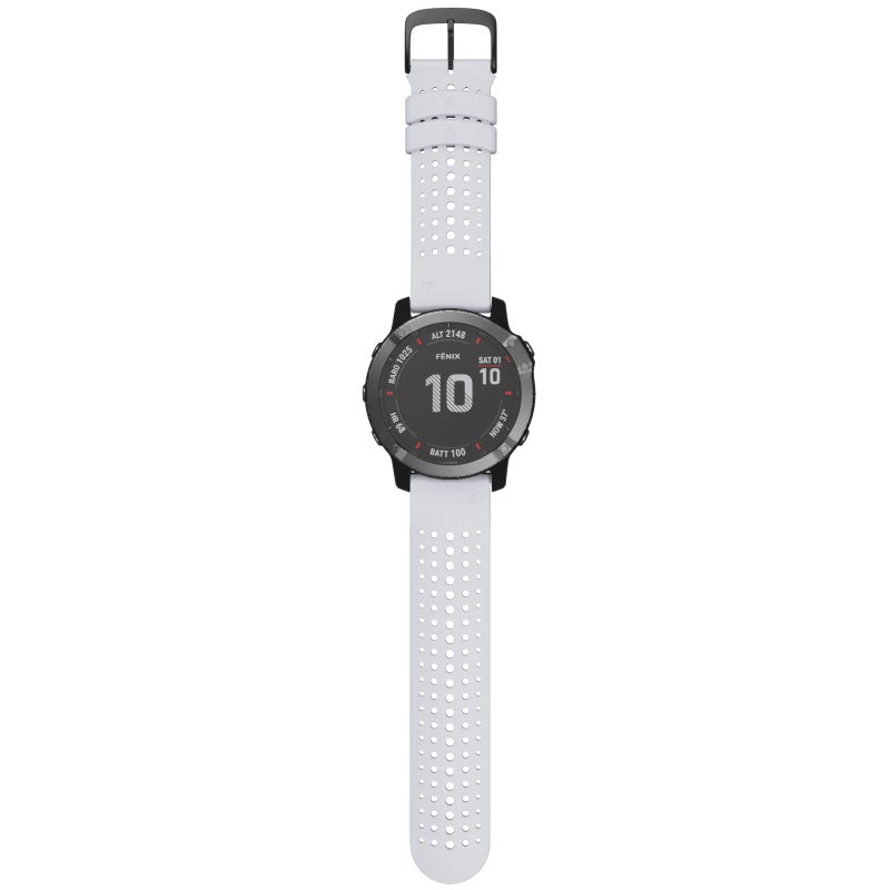 Bluejw EraySun 22mm Quick Release Silicone Breathable Replacement Watch Strap for Garmin Fenix 6 Pro, Fenix 5 Plus, Forerunner 945 – Comfortable & Durable Sport Band - Image 4