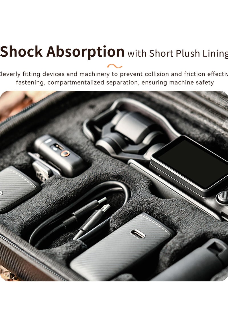 Beauenty Hard Carrying Case For Osmo Pocket 3 Creator Combo Portable Surface Waterproof Storage Case Carrying Bag Compatible with DJI Osmo Pocket 3 Accessories  - Image 3