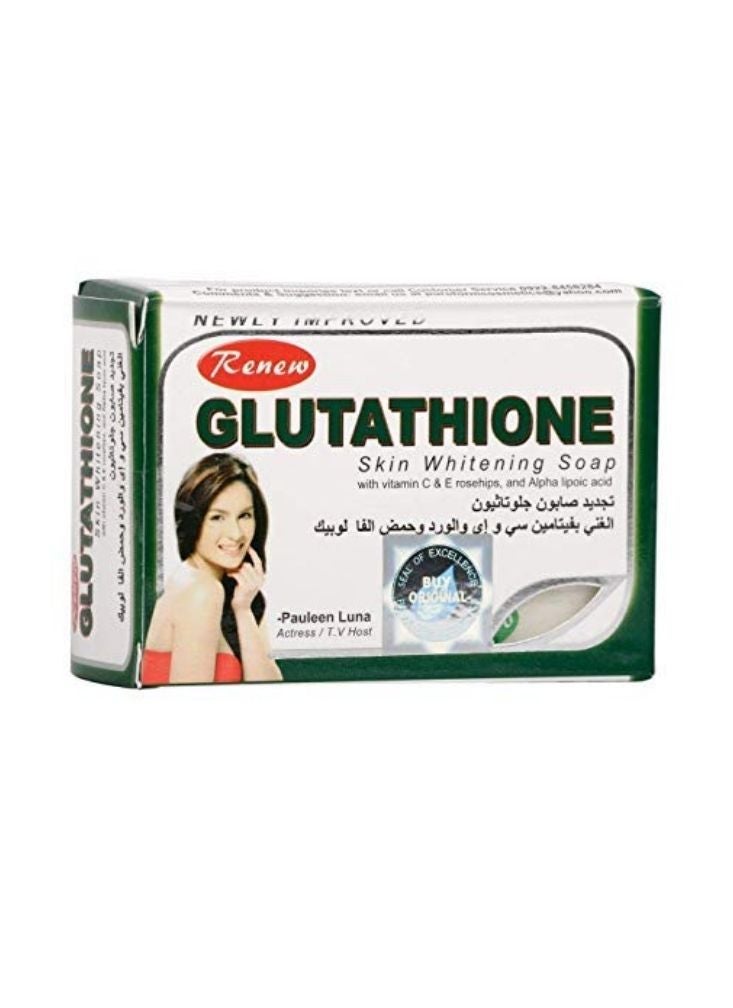 Renew Glutathione Skin Whitening Soap 135g – Brightening Soap with Vitamin C and Alpha Lipoic Acid - Image 1