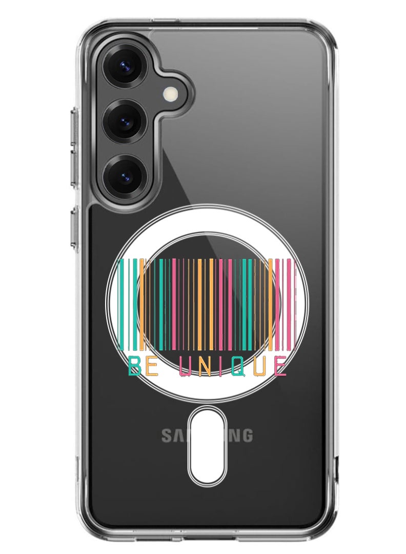 Theodor Magnetic Case for Samsung Galaxy S25 Plus 6.7-inch Compatible with MagSafe Wireless Charging, Shockproof Phone Bumper Cover Be unique - Image 1