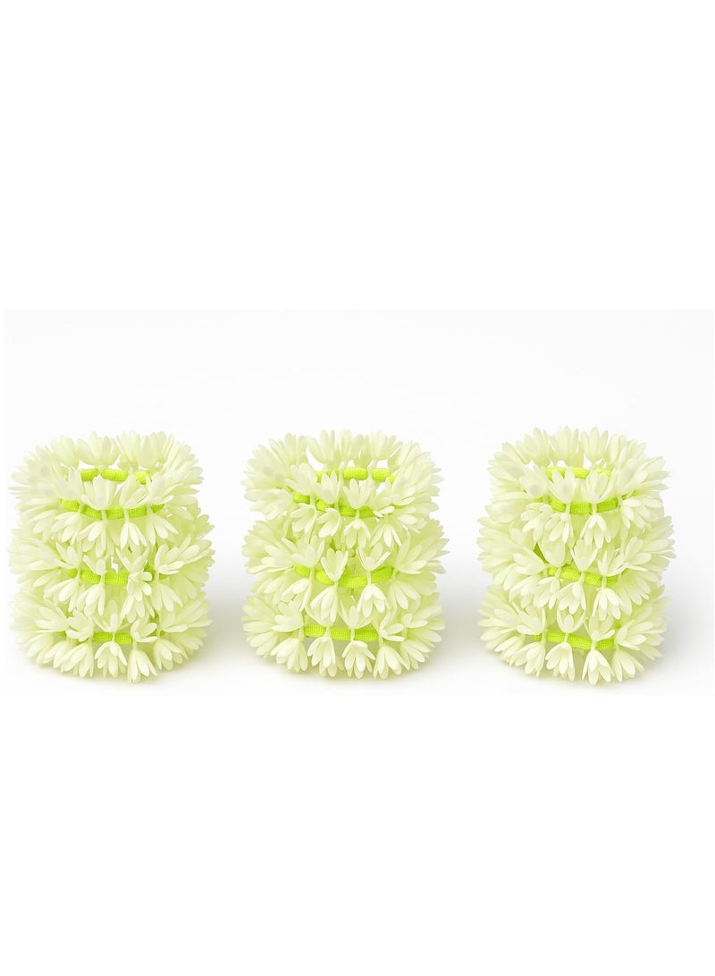 Accessorize Kingdom Accessorize Kingdom Artificial Jasmine Gajra for Hair Bun | Floral Juda Veni for Women & Girls | Reusable & Fragrant Look ((18-Inch))  - Image 1