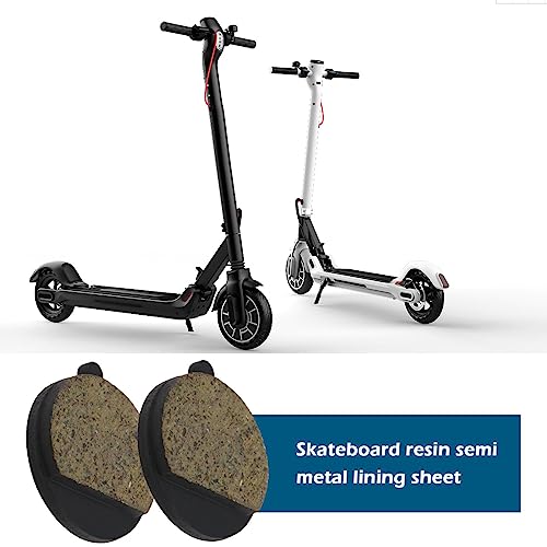 SING F LTD 4Pcs Scooter Brake Pads Compatible with Kugoo M4/M4 PRO Resin Semi-Metal Brake Pads Scooter Disc Brake Pad Accessories 24x21x4mm Black - Image 2