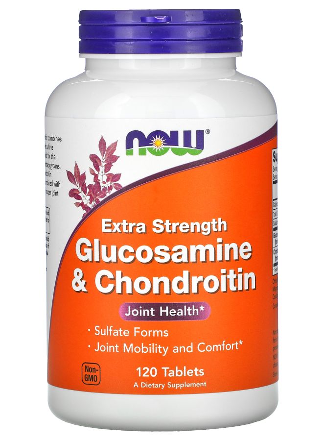 now Glucosamine & Chondroitin Extra Strength 120 Tablets