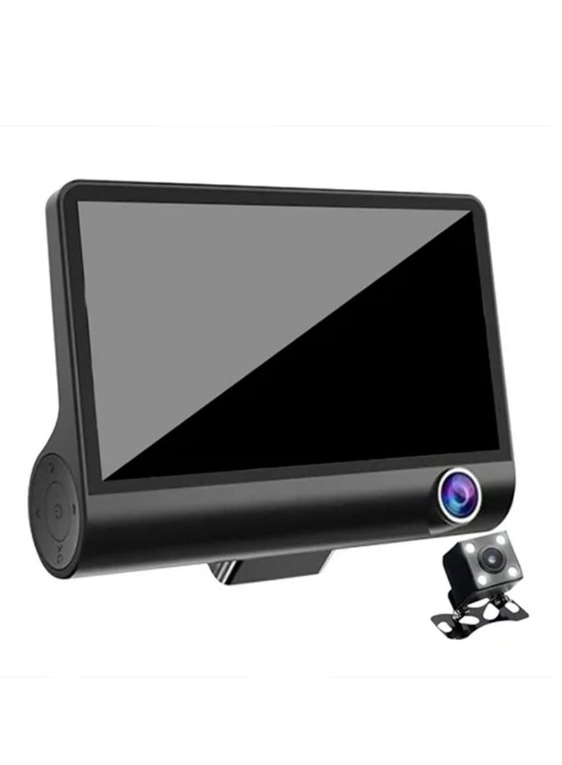 H35 Car Dash Cam Wide Angle 3 Lens Night Vision Driving Recorder Waterproof Rear Camera Parking Monitor - Image 3