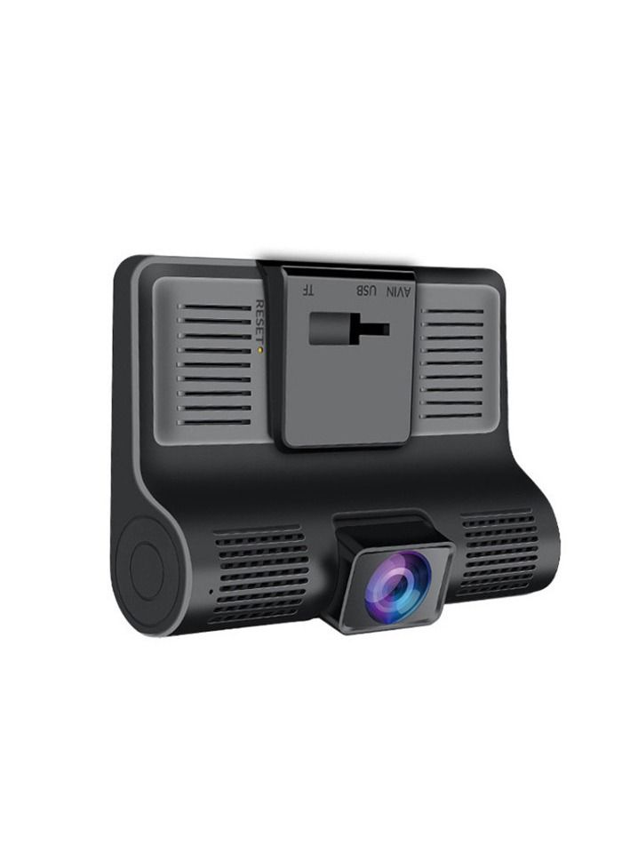 H35 Car Dash Cam Wide Angle 3 Lens Night Vision Driving Recorder Waterproof Rear Camera Parking Monitor - Image 2