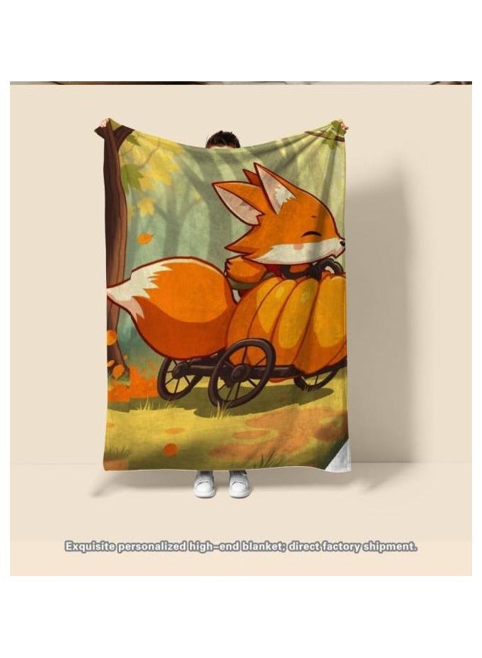 عام بطانية رقيقة من الفانيلا الكرتونية للأطفال والرضع (دافئة ومريحة، ومناسبة للنوم والألعاب) 70 سم * 100 سم - 882 - Image 2