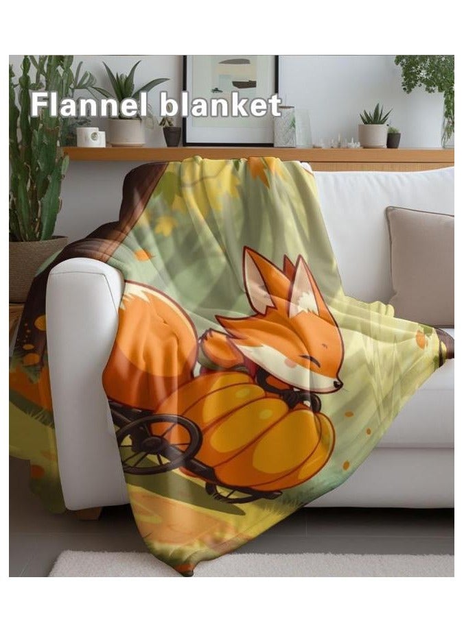 عام بطانية رقيقة من الفانيلا الكرتونية للأطفال والرضع (دافئة ومريحة، ومناسبة للنوم والألعاب) 70 سم * 100 سم - 882 - Image 3