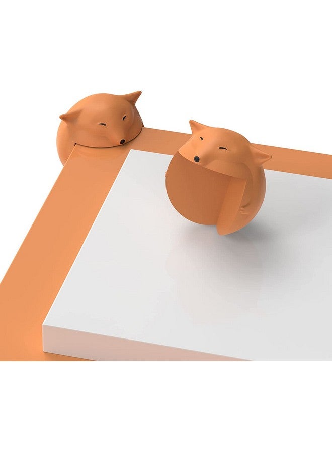 Quark Foxii Table Corner Protectors - Thick, Impact-Resistant Silicone - Cute Baby Proofing Corner Bumpers for Furniture - Easy to Remove with 3M Adhesive - 4 x Table Corner Guards - Image 2