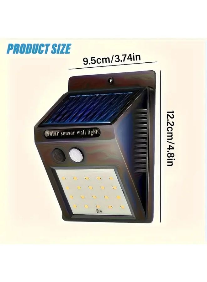 2 Pack Outdoor Solar Lights 20 LED 3 Modes Motion Sensor Flood Light For Garden - Image 3