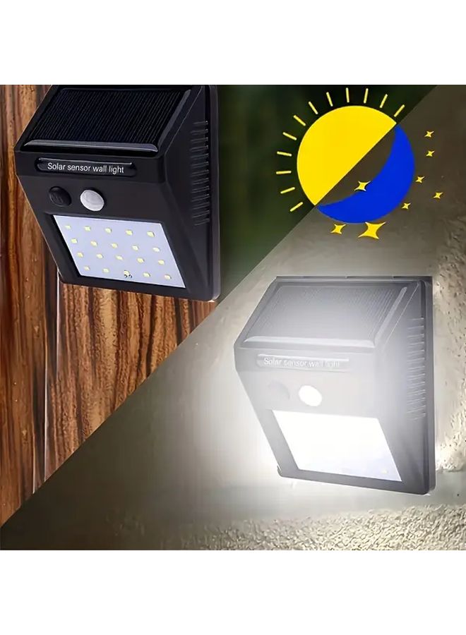 2 Pack Outdoor Solar Lights 20 LED 3 Modes Motion Sensor Flood Light For Garden - Image 4