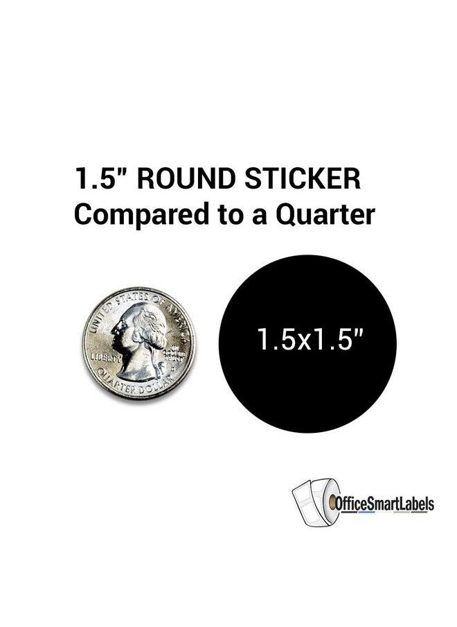 OfficeSmartLabels [1.5 X 1.5 Inch 300 Total Labels 1 Roll] Retail 40% Labels Sale Percent Stickers For Retailers Merchants Stores  - Image 5