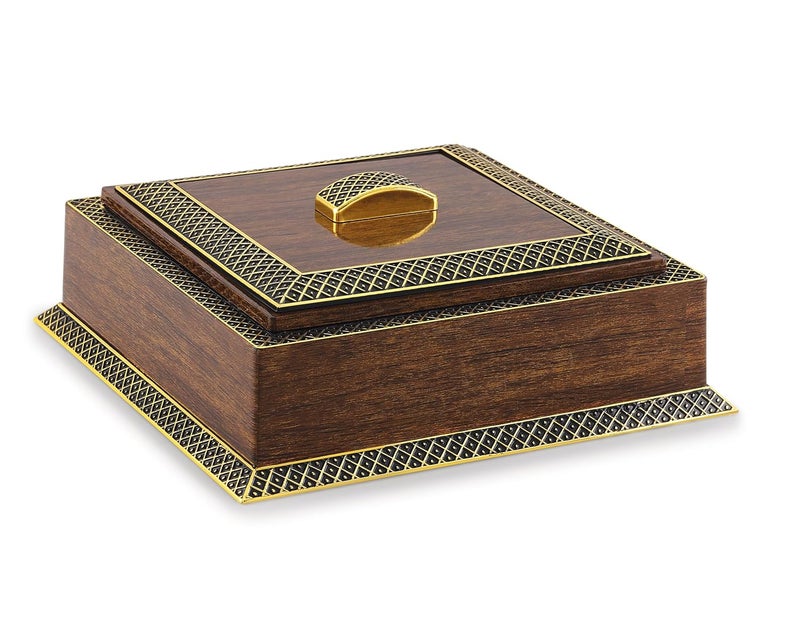 Nabhya Pine Nut Multipurpose Dry Fruit Storage Box 100 Airtight Container Serving Box For Festival Gifting Set Kitchen Accessories Items Brown Big - Image 3