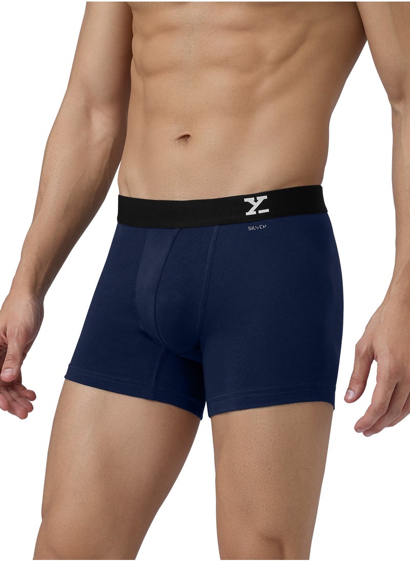 XYXX Pack of 3 Aero Anti-bacterial Odour-free cotton Solid Men Trunk  - Image 5