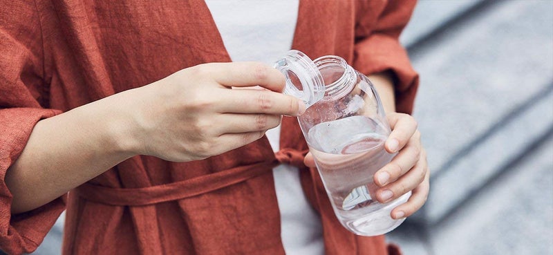 KINTO 20391 Water Bottle, 16.9 fl oz (500 ml), Clear, Lightweight, Dishwasher Safe, My Bottle - Image 2