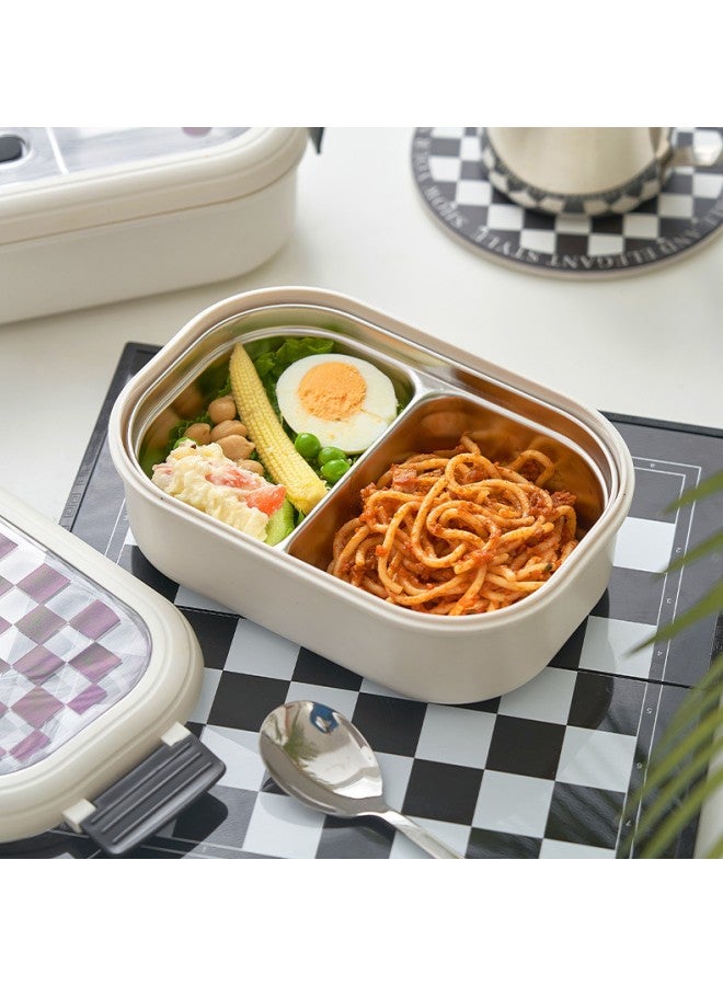 WAOKN Bento Box Kids, Bento Lunch Box, Stainless Steel 950ML Bento Box for Boys Girls, Portable Leakproof Lunchable Food Container with Spoon for School Office, Adults Lunch Box Microwave Safe  - Image 5