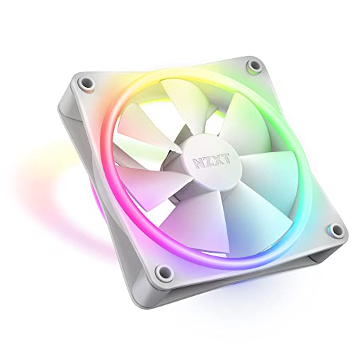 NZXT F120RGB Duo 120mm DualSided RGB Fan Single Pack White - Image 1