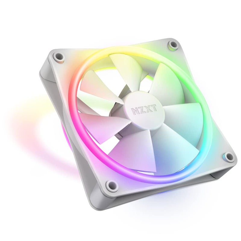 NZXT F120RGB Duo 120mm DualSided RGB Fan Single Pack White - Image 2