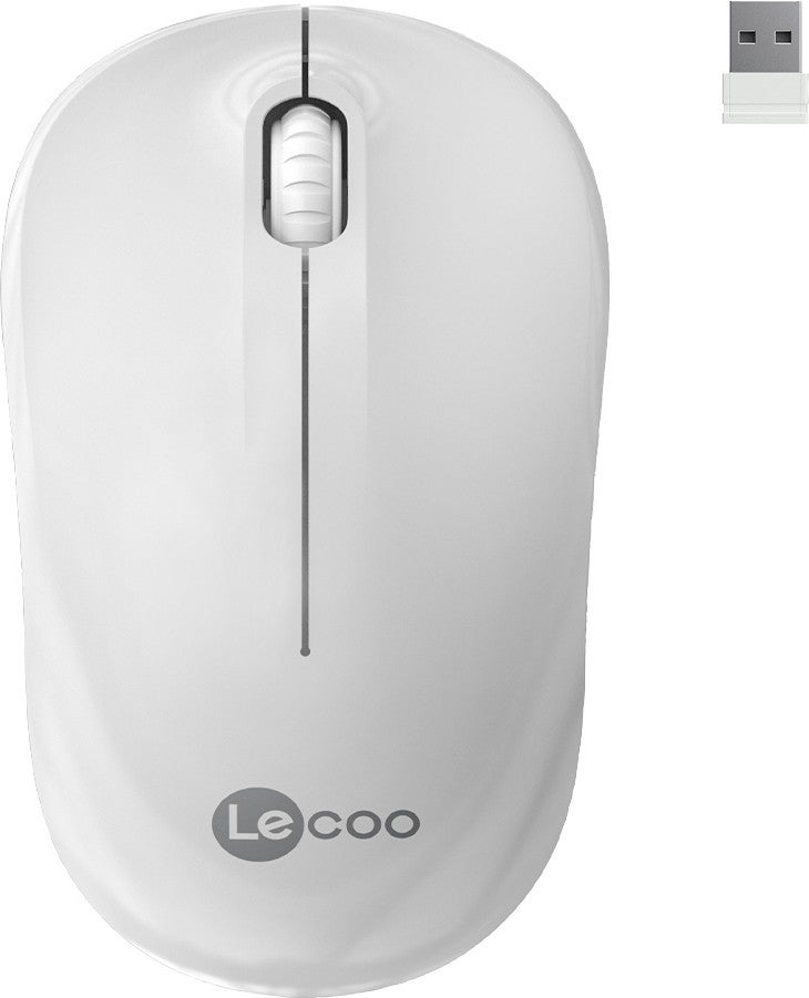 WS206 Wireless 1200DPI 3-Button Optical Mouse White