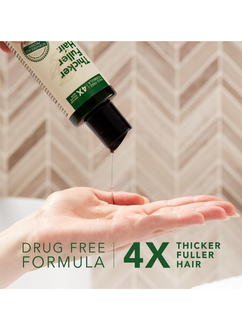Thicker Fuller Hair Thickening Serum – Advanced Root Lifting and Strengthening Formula – Boosts Volume, Reduces Breakage, and Hydrates with Mongongo Oil & Green Coffee – 148ml - Image 4