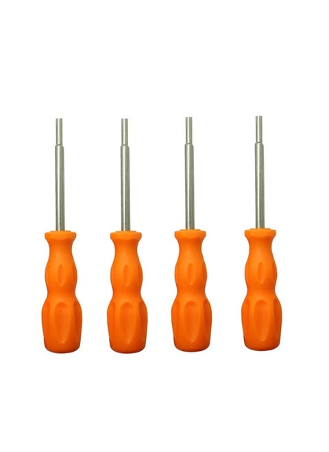 4 Pieces Sell Disassembly Tool Screwdriver Socket Suitable For Nintendo N64 / SFC / GB / NES / NG-Color:Orange Yellow 3.8mm