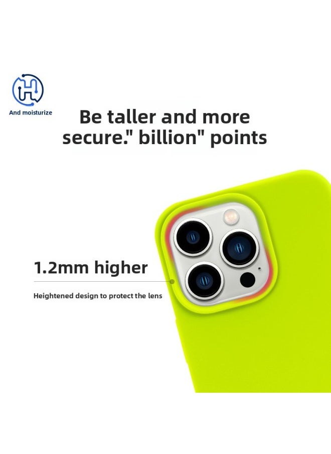 Generic - [Gift List Customization] Liquid Silicone Apple Phone Case IPhone Silicone Case OEM OEM-Color:[Color Customization] Lens Full Package-Applicable Model:iPhone14 PRO - Image 1
