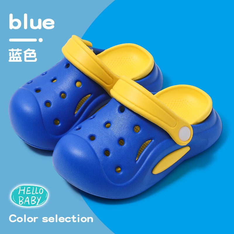 Eva Cartoon Children'S Hole Shoes Summer Boys And Girls Home Non-Slip Deodorant Children'S Beach Outdoor Baotou Sandals - Image 1
