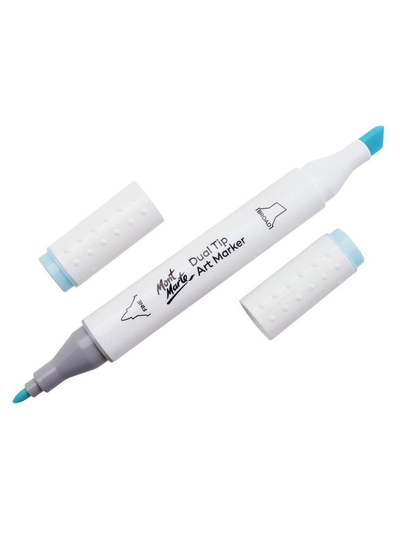 Mont Marte Dual Tip  Premium Art Marker Mint Blue - Image 1