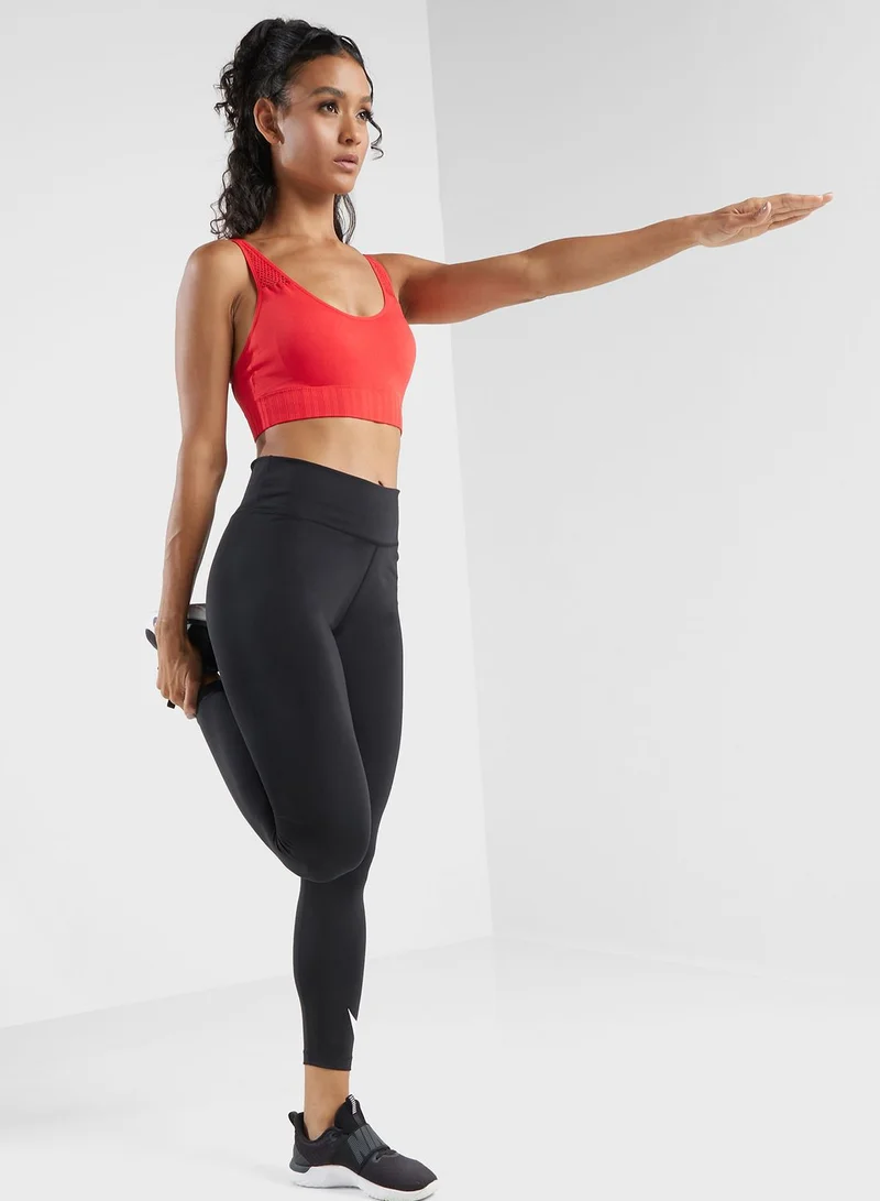 FRWD Mesh Detail Sports Bra With Cutout Back