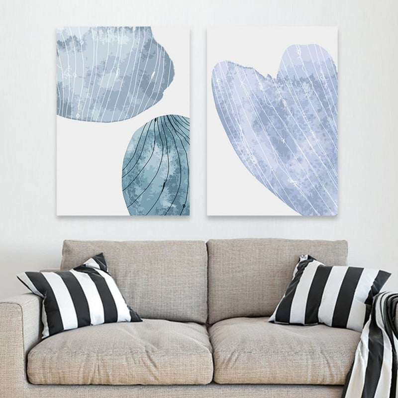 Marktna Modern double canvas painting - Image 1