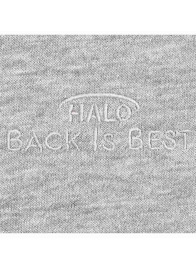 Halo Baby Ideal Temp Sleeping Bag, 1.0 Tog Sleepsack, Grey Sleeping Sack For Newborn Babies, Easy Zip Access Nappy Change, Deluxe Wearable Grow Bag, Unisex, Boys And Girls, 6 - 18 Months - Image 3