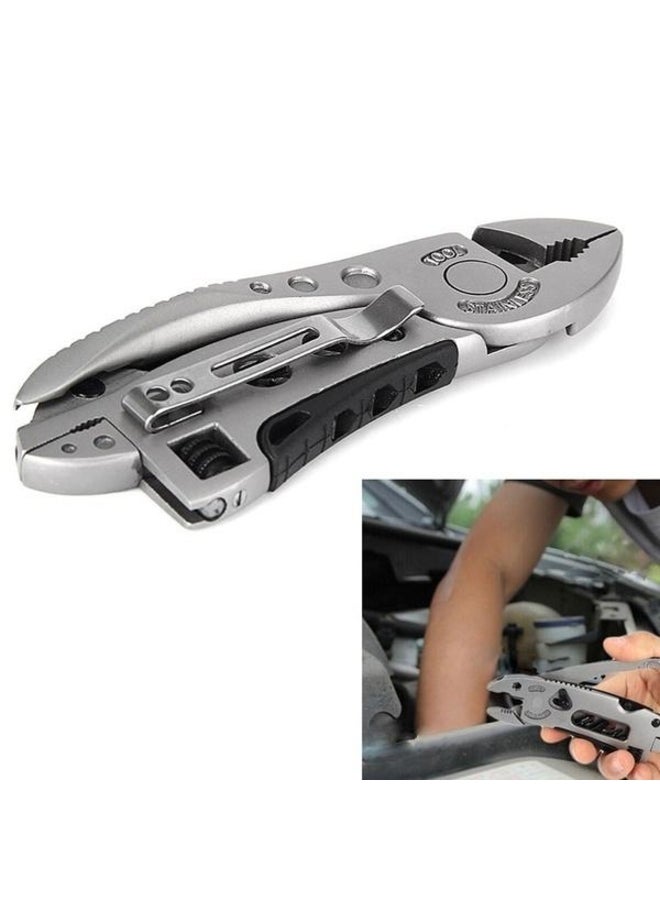 Multi-tool Knife Gear EDC Tool Set Adjustable Wrench Jaw Screwdriver Pliers Tool WBL 