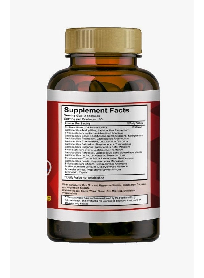VITAMISAN Sales Biliares Digestive Enzymes Pancreatin Enzimas Digestivas probiotic and prebiotic 100 caps - Image 3
