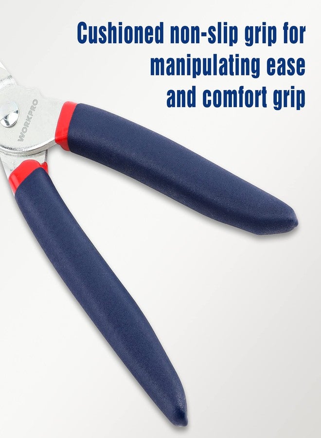 WORKPRO Hog Ring Pliers with 500 Pcs 3/4" Hog Rings, Galvanized Steel Hog Rings Perfect for Furniture Upholstery, Auto Upholstery, Plastic Meat & Sausage Casings - Image 3